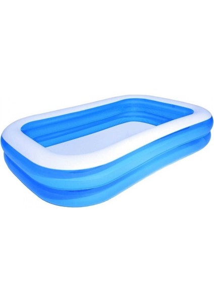 Mavi Dikdörtgen Havuz, Eğlence ve Serinlik Için Mükemmel Seçenek