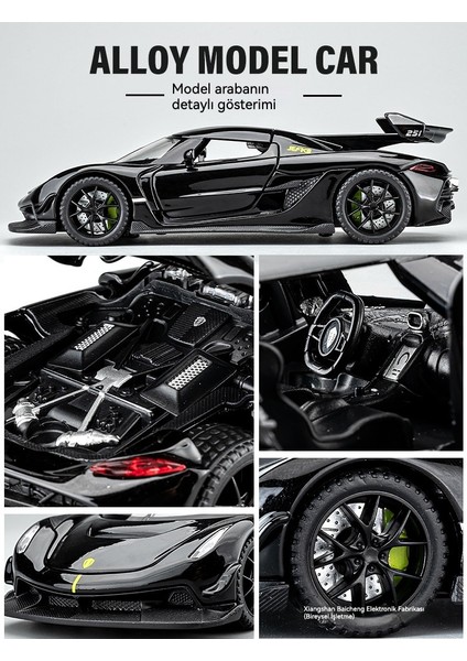 Koenigsegg Araba Süper Araba Çocuk Oyuncak Çocuk Alaşım Araba Modeli Koleksiyonu (Yurt Dışından) fiyatları