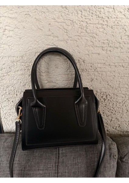 Şık Siyah Kadın Tote Çanta, Günlük ve Ofis Kullanımı Için Uygun fiyatları