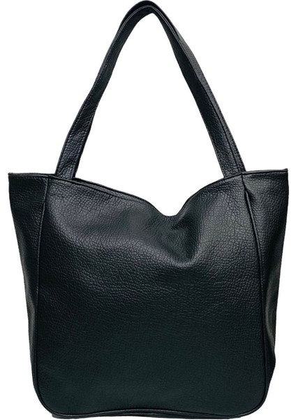 Yumuşak Deri Siyah Kadın Çanta, Şık ve Rahat Kullanım Için Tasarlandı