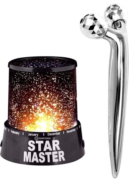 2'li Renkli Klasik ve 3D Masaj Aleti Seti, Rahatlık ve Şıklık Sunar