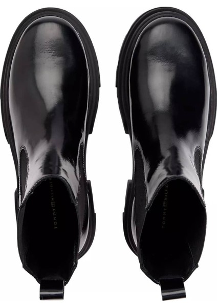 Kadın Kalın Tabanlı Chelsea Bot - Siyah indirimleri