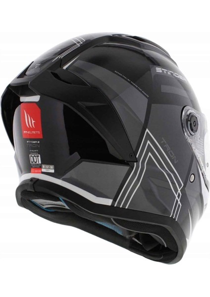 Stinger 2 Tron B12 Kapalı Kask modelleri