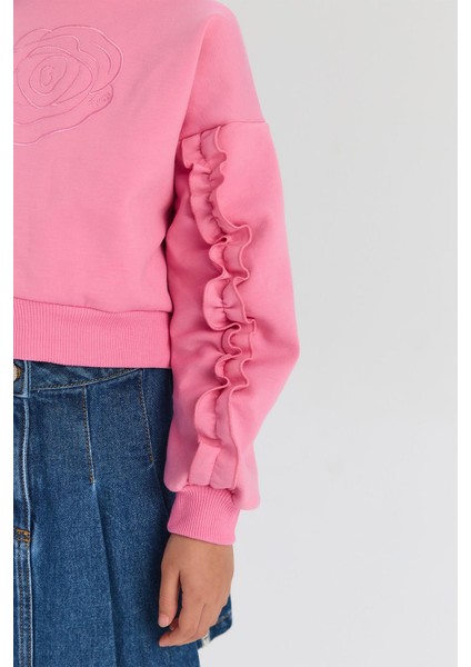 Bg Store Kız Çocuk Pembe Sweatshirt modelleri
