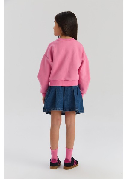 Bg Store Kız Çocuk Pembe Sweatshirt fırsatları