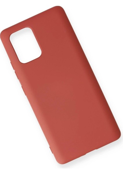 Samsung Galaxy A91 / S10 Lite Kılıf Nano Içi Kadife Silikon - Kiremit modelleri