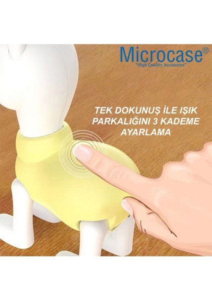 USB Dokunmatik Masa Lambası, 360° Dönebilir, LED Aydınlatma, Sarı Renk fiyatları