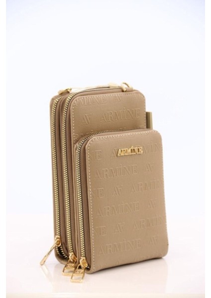 Kahverengi 321 Vizyon Lazer Kadın Çanta Şık ve Kullanışlı Tasarım