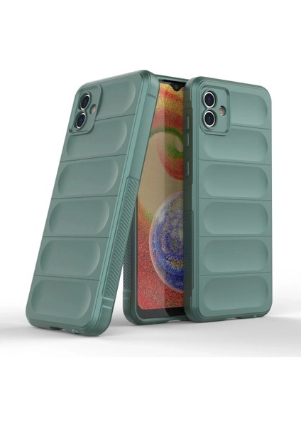 Samsung Galaxy A04E Kılıf Optimum Silikon - Koyu Yeşil fiyatları