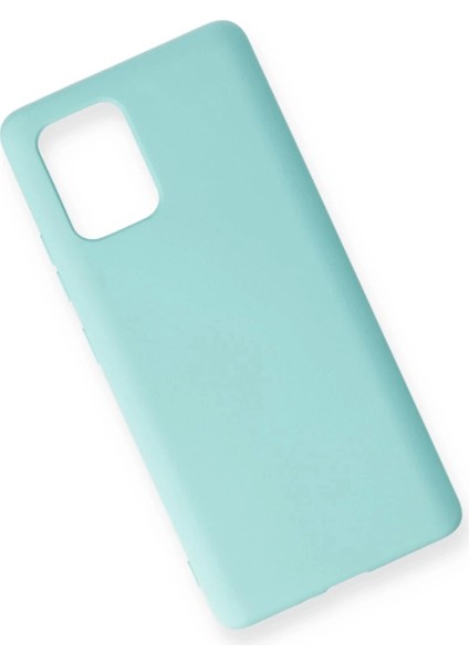 Samsung Galaxy A91 / S10 Lite Kılıf Nano Içi Kadife Silikon - Turkuaz modelleri