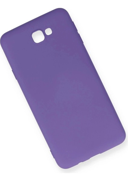 Samsung Galaxy J7 Prime Kılıf Nano Içi Kadife Silikon - Mor modelleri
