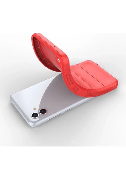 Samsung Galaxy A04E Kılıf Optimum Silikon - Kırmızı fırsatları