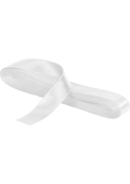 Saten Krem Kurdele 10 mm - 10 mt