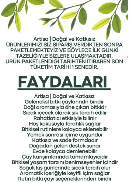 Doğal Adaçayı 100 gr ( Taze Öğütülmüş, Katkısız, Ekonomik ) fiyatları