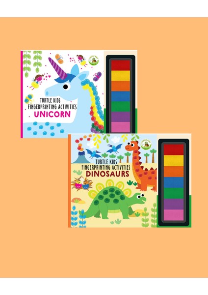 Fingerprint Activities Serisi 2'li (Unicorn-Dinosaurs)