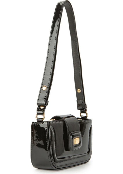 Şık Kadın Suni Deri Kol Çantası, Siyah Renkli, Zarif ve Kullanışlı Tasarım