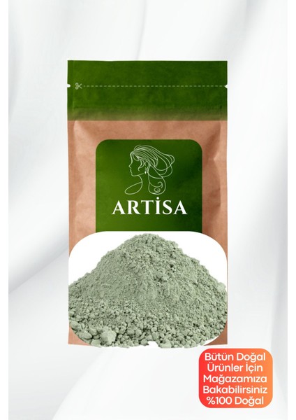 Doğal Toz Yeşil Kil Maske 1 kg Saf & Katkısız Yeni Mahsul modelleri