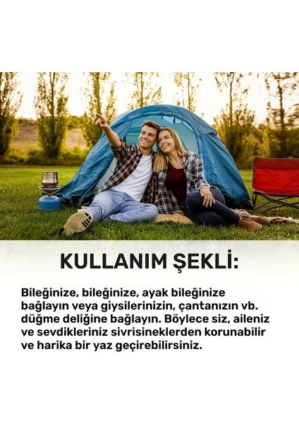 Sivrisinek Kovucu Bileklik – Unisex, Kimyasalsız, Açık Hava Yazlık Koruma, Fiziksel Teknoloji ile Etkili Savunma modelleri