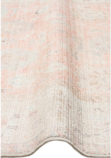 Grace GRC01 Pastel Özel Dokuma Otantik Doku ve Renklere Sahip Vintage Desenli Makine Halısı fırsatları