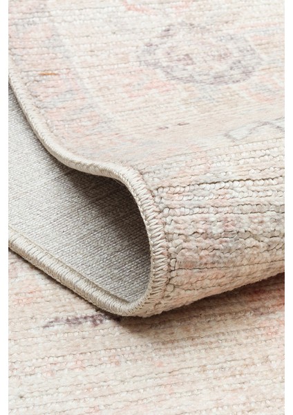 Grace GRC01 Pastel Özel Dokuma Otantik Doku ve Renklere Sahip Vintage Desenli Makine Halısı
