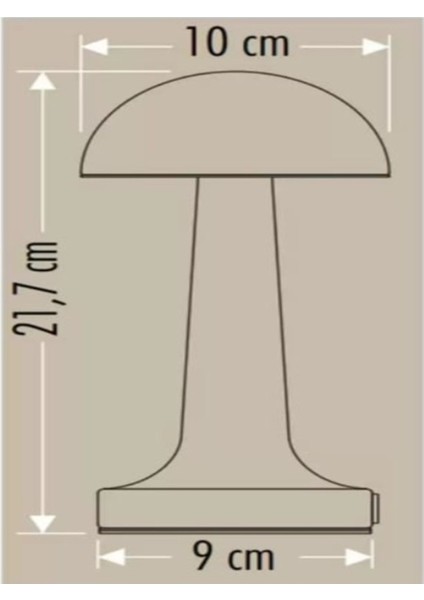 Şarjlı Masa Lambası, Dokunmatik, 3 Kademeli, Metal Tasarım, Şık ve Kullanışlı indirimleri