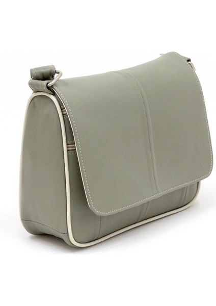 Yosun Yeşili Orta Boy Çapraz Askılı Kadın Omuz Çantası 25X21X8 cm fiyatları