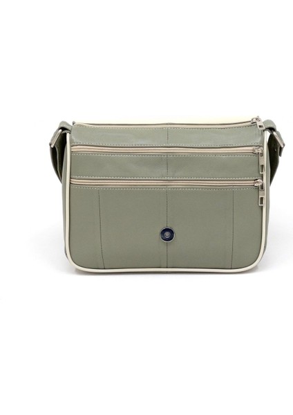 Yosun Yeşili Orta Boy Çapraz Askılı Kadın Omuz Çantası 25X21X8 cm modelleri