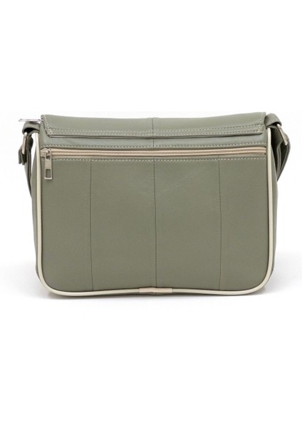 Yosun Yeşili Orta Boy Çapraz Askılı Kadın Omuz Çantası 25X21X8 cm fırsatları