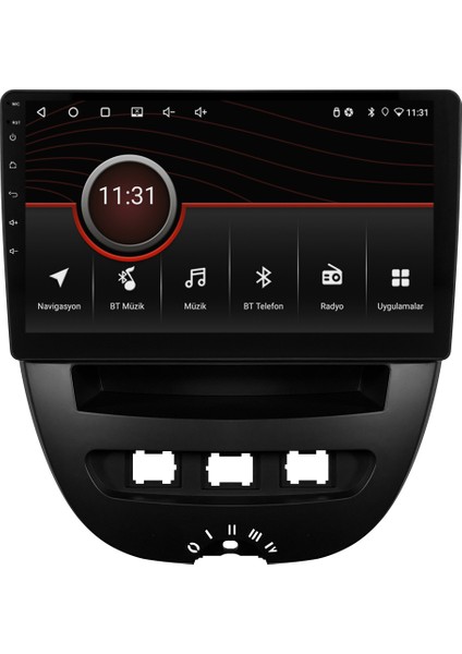 Peugeot 107 Android Multimedya Sistemi (2005-2014) CRV-4844XR