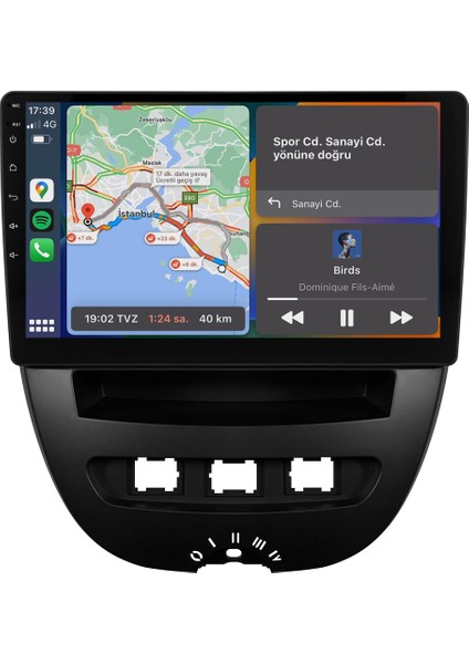 Peugeot 107 Android Multimedya Sistemi (2005-2014) CRV-4844XR fırsatları