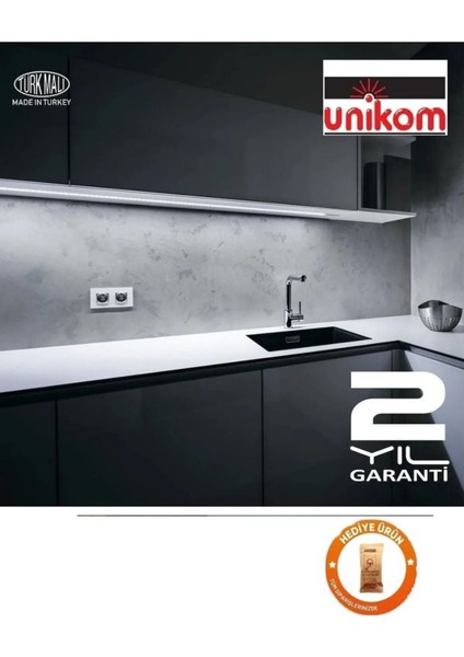 50 cm LED Aydınlatma Armatürü, On-Off Tuşlu, Şık ve Kullanışlı Mutfak Dekoru