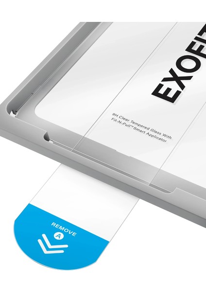 iPad Pro 11 (2024) Optix Exofit Applicator Hd Kolay Takma Apartlı Parmak Izi /toz Tutmaz Tablet Cam Ekran Koruyucu - Şeffaf indirimleri