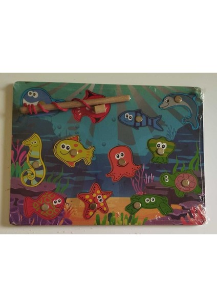 Mıknatıslı Ahşap Balık Tutma Oyunu, Eğlenceli ve Öğretici Bir Hobi Seti fiyatları