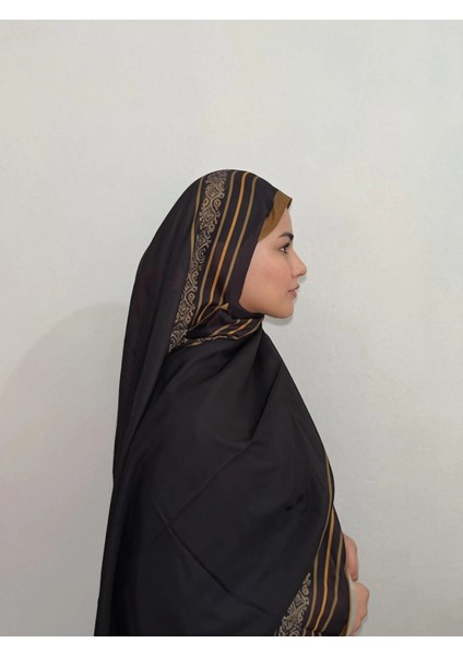 Etnik Düz Acıkahve Hardal Renk Şal fiyatları