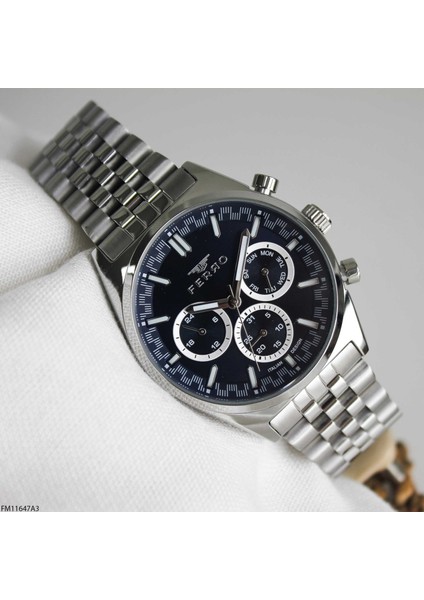 FM11647A3 Çelik Kordonlu Erkek Kol Saati