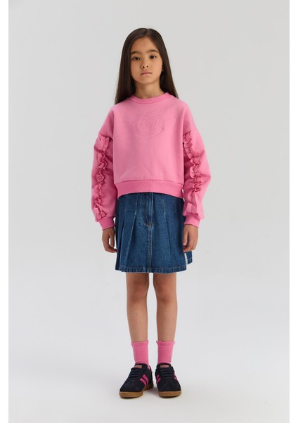 Bg Store Kız Çocuk Denim Etek