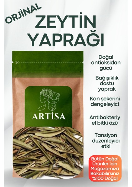 Doğal Zeytin Yaprağı 100 gr Saf & Katkısız Yeni Mahsul
