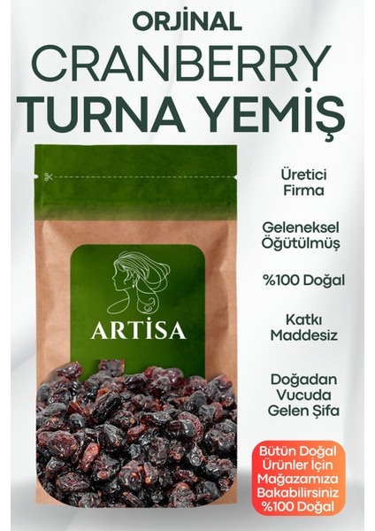 Doğal Cranberry Turna Yemişi 100 gr ( Taze Mahsül, Katkısız, Ekonomik )