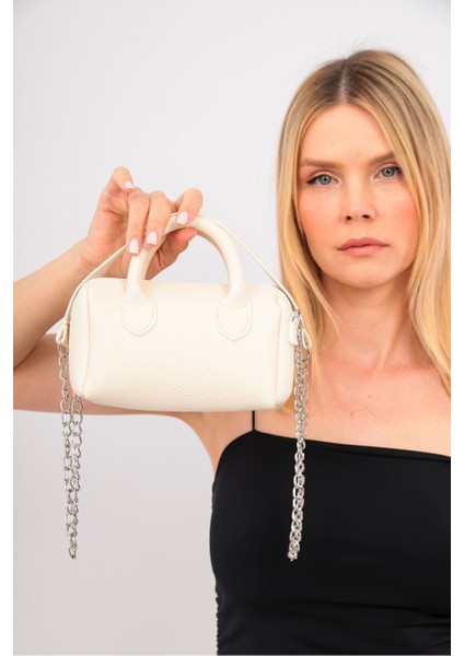 Bej Mini Şık Kadın El ve Omuz Çantası, Zarif ve Kullanışlı Tasarım fırsatları