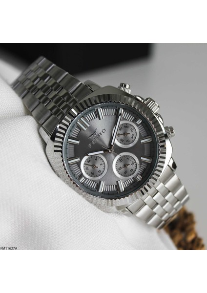 FM11627A Çelik Kordonlu Erkek Kol Saati