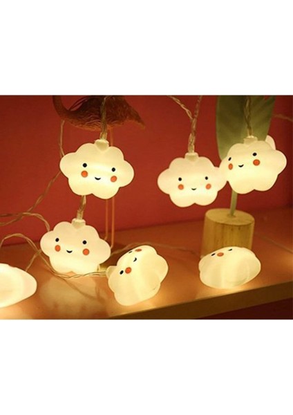 Mor Bulut Dekoratif LED Işık Zinciri - Parti ve Ev Süslemeleri fırsatları