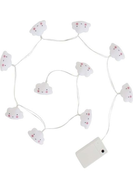 Mor Bulut Dekoratif LED Işık Zinciri - Parti ve Ev Süslemeleri indirimleri