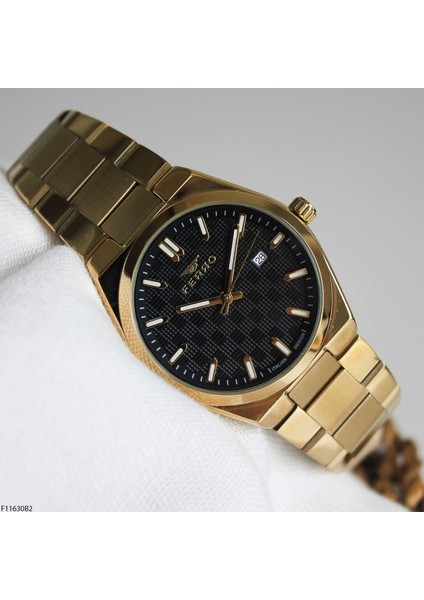 F11630B2 Çelik Kordonlu Erkek Kol Saati