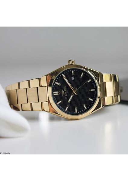 F11630B2 Çelik Kordonlu Erkek Kol Saati fiyatları