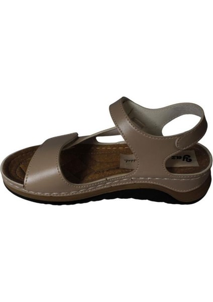 Yazkış Kadın Ten Çırtlı 3cm Topuklu Anne Sandaleti modelleri