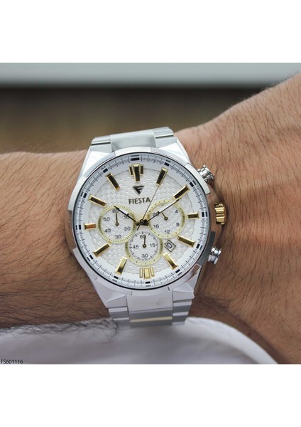 FS601116 Çelik Kordonlu Erkek Kol Saati