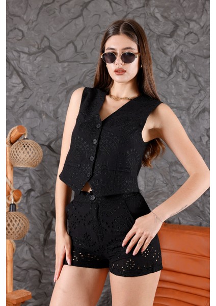 Fisto Kumaş Yelek-Şortlu Takım modelleri