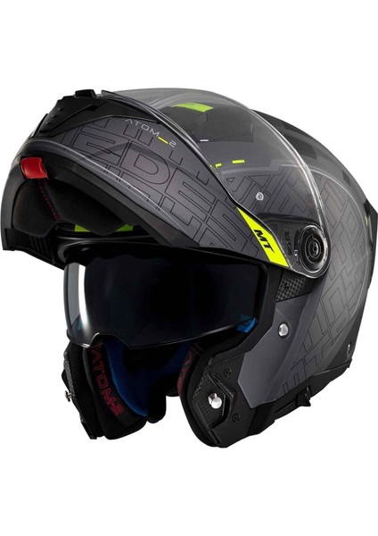 Atom 2 Sv Destiny C2 Mat Çene Açılır Kask