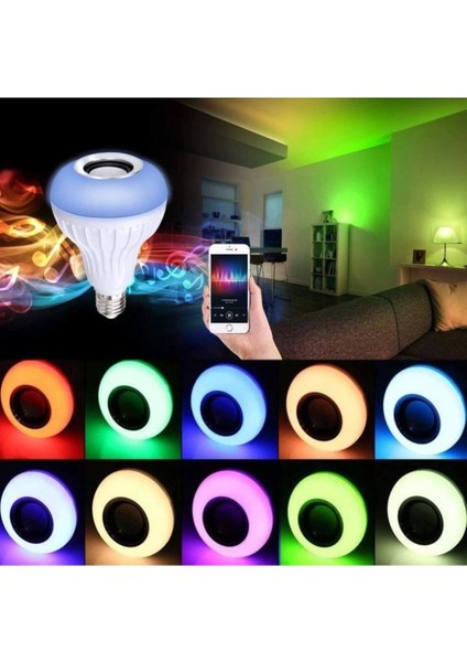 Renkli Bluetooth Hoparlör ve Akıllı Rgb LED Ampul ile Zamanı Güzelleştir modelleri