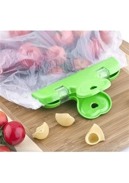 2li Pratik Torba Paket ve Poşet Kapatıcı Kilitli Klips Mandal